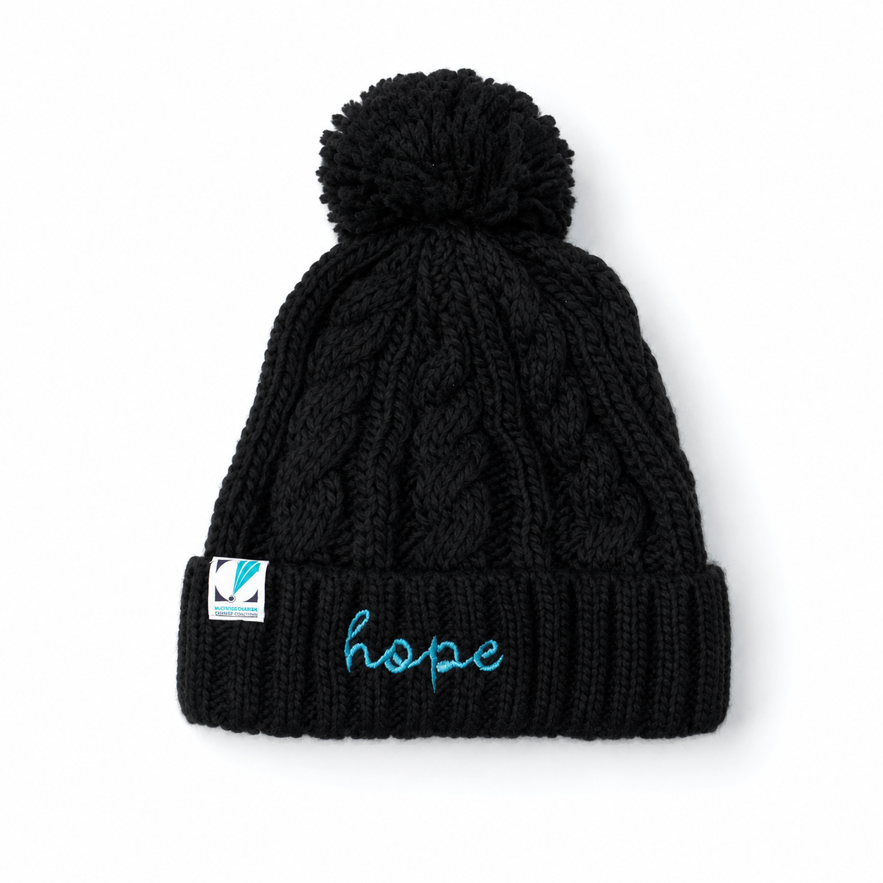 "Hope" Beanie + Mucinous Ovarian Cancer Coalition