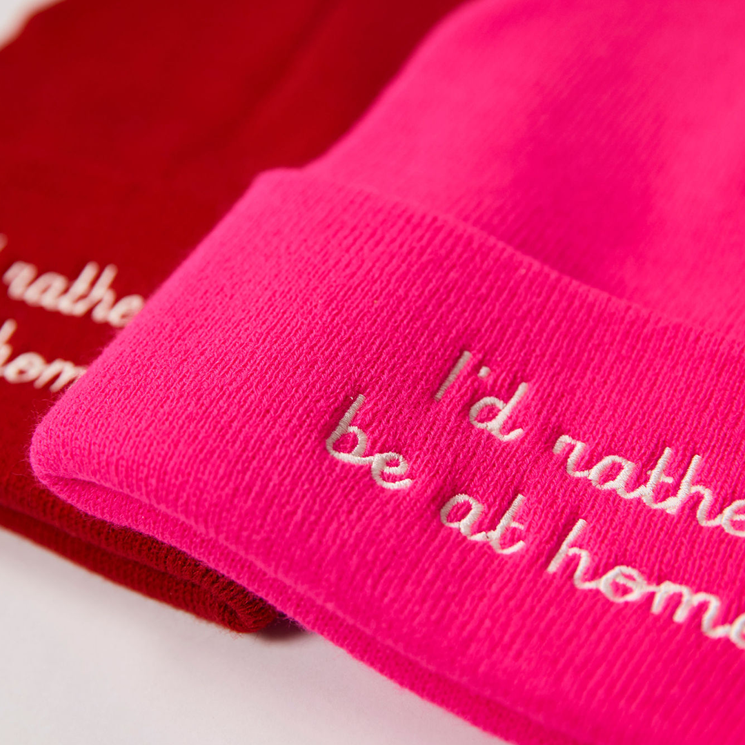"I'd Rather be at Home" Beanie