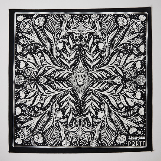 Portt + Lion-ess Cotton Bandana