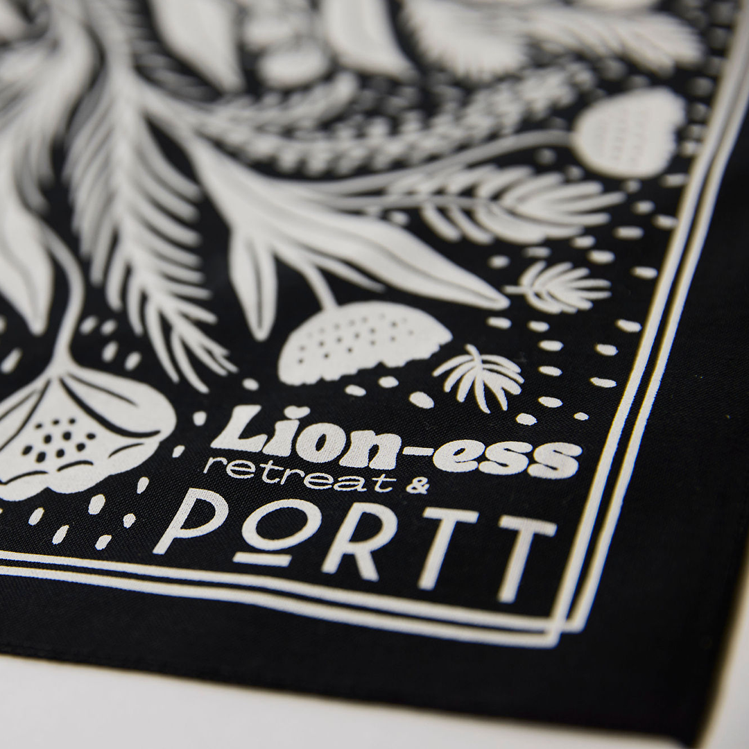 Portt + Lion-ess Cotton Bandana