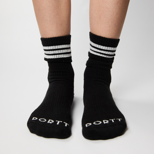Black and White Lion-ess Cotton Socks