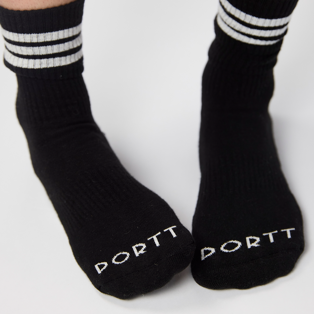 Black and White Lion-ess Cotton Socks