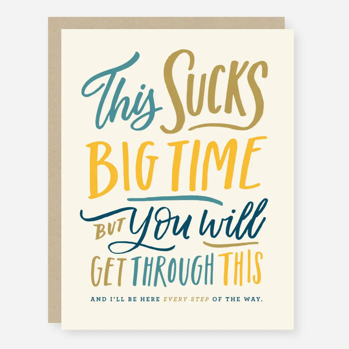 This sucks big time, empathy, get well card