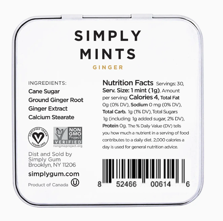 Simply Mints - Ginger