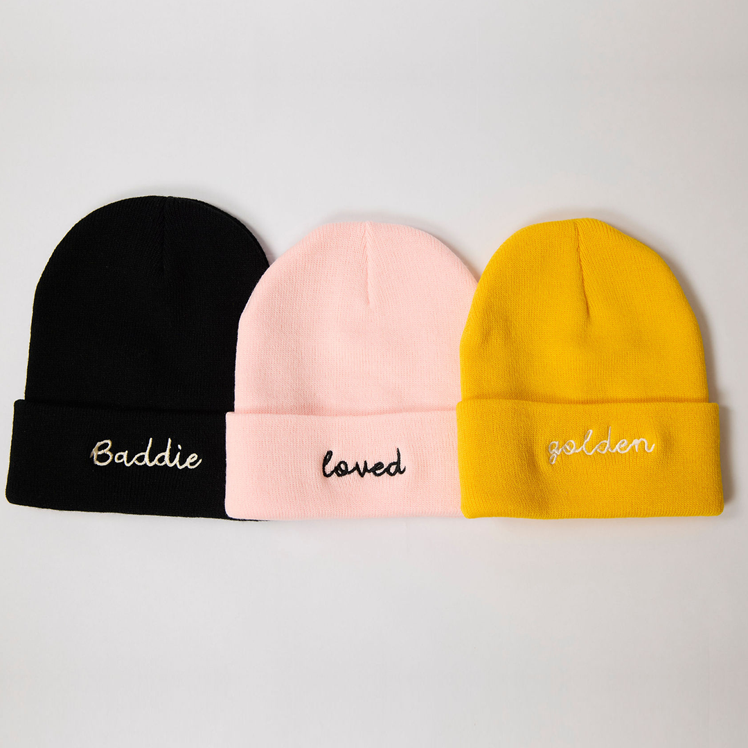 Stage + Portt Embroidered Beanies
