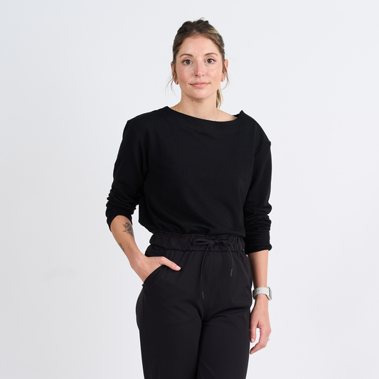 The Bloom Club Black Long Sleeved Port Access Shirt