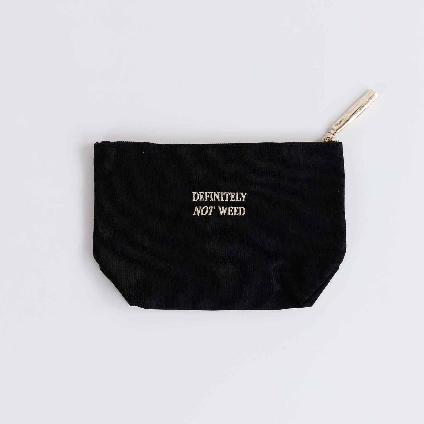 "Definitely Not Weed" Medium Pouch