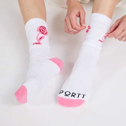 Floral Cotton Socks