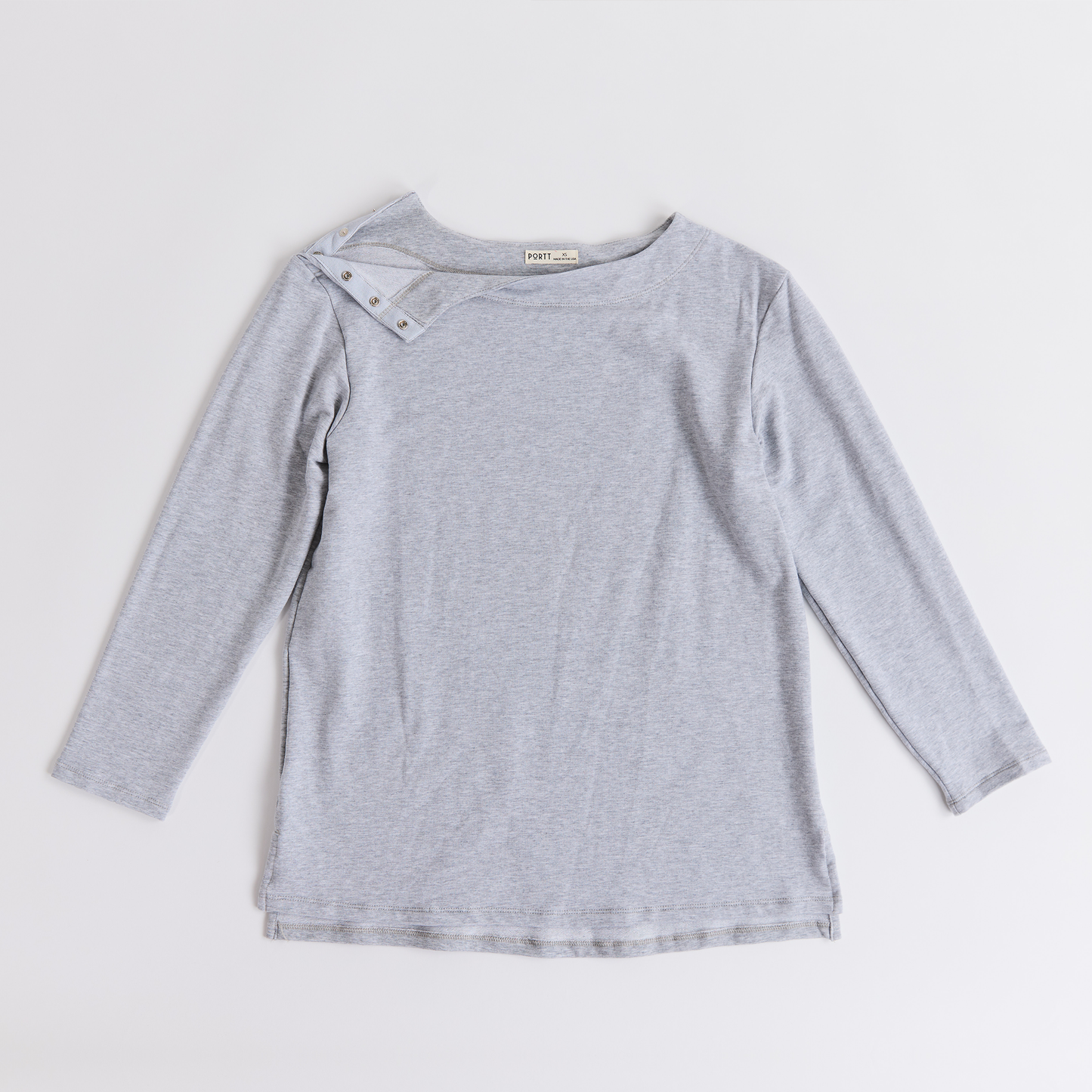 Women’s Gray Chemotherapy Long-Sleeved Shirt