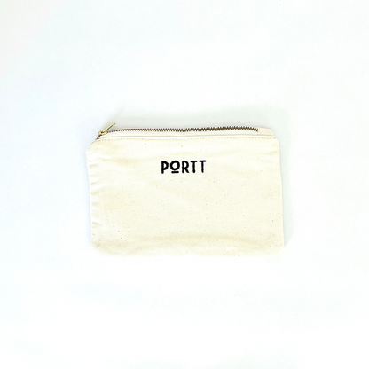 Embroidered Heart Small Pouch