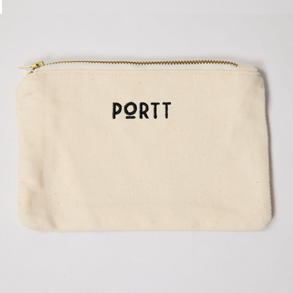 Embroidered Heart Small Pouch