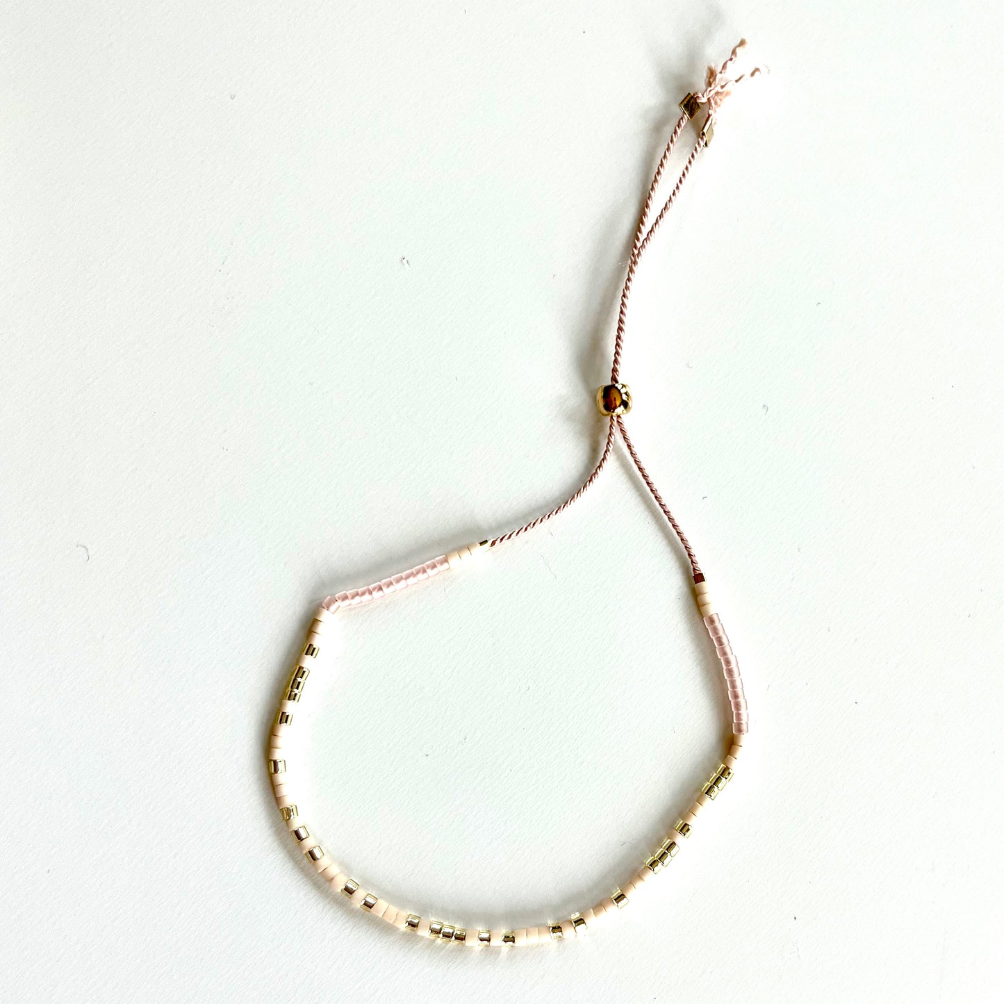 Morse Code Seed Bead String Bracelets