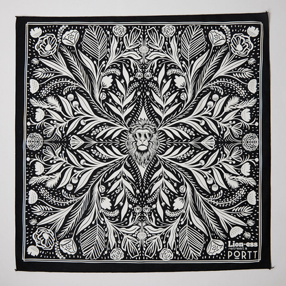 Portt + Lion-ess Cotton Bandana