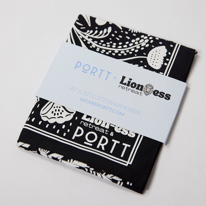 Portt + Lion-ess Cotton Bandana