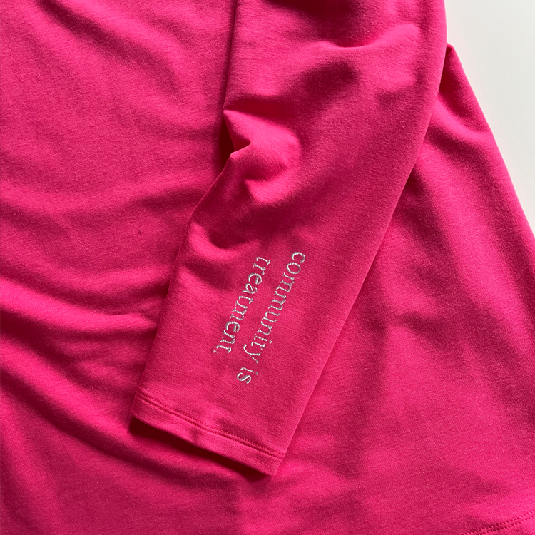 The Breasties Pink Long Sleeved Port Access Shirt