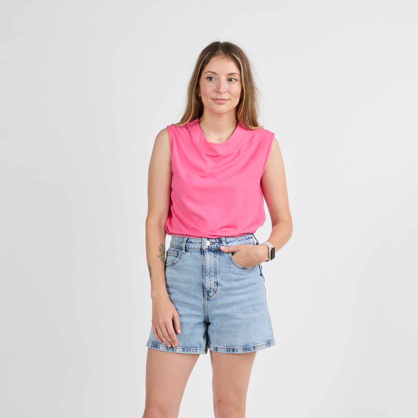 Women’s Pink Chemotherapy Tank Top