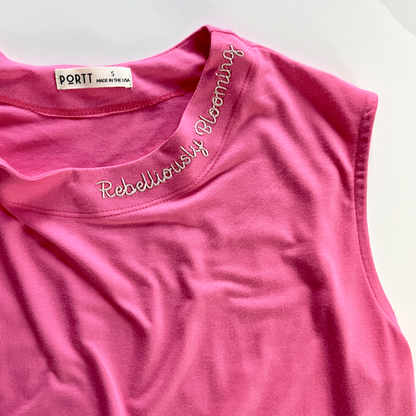 The Bloom Club Pink Port Access Tank Top